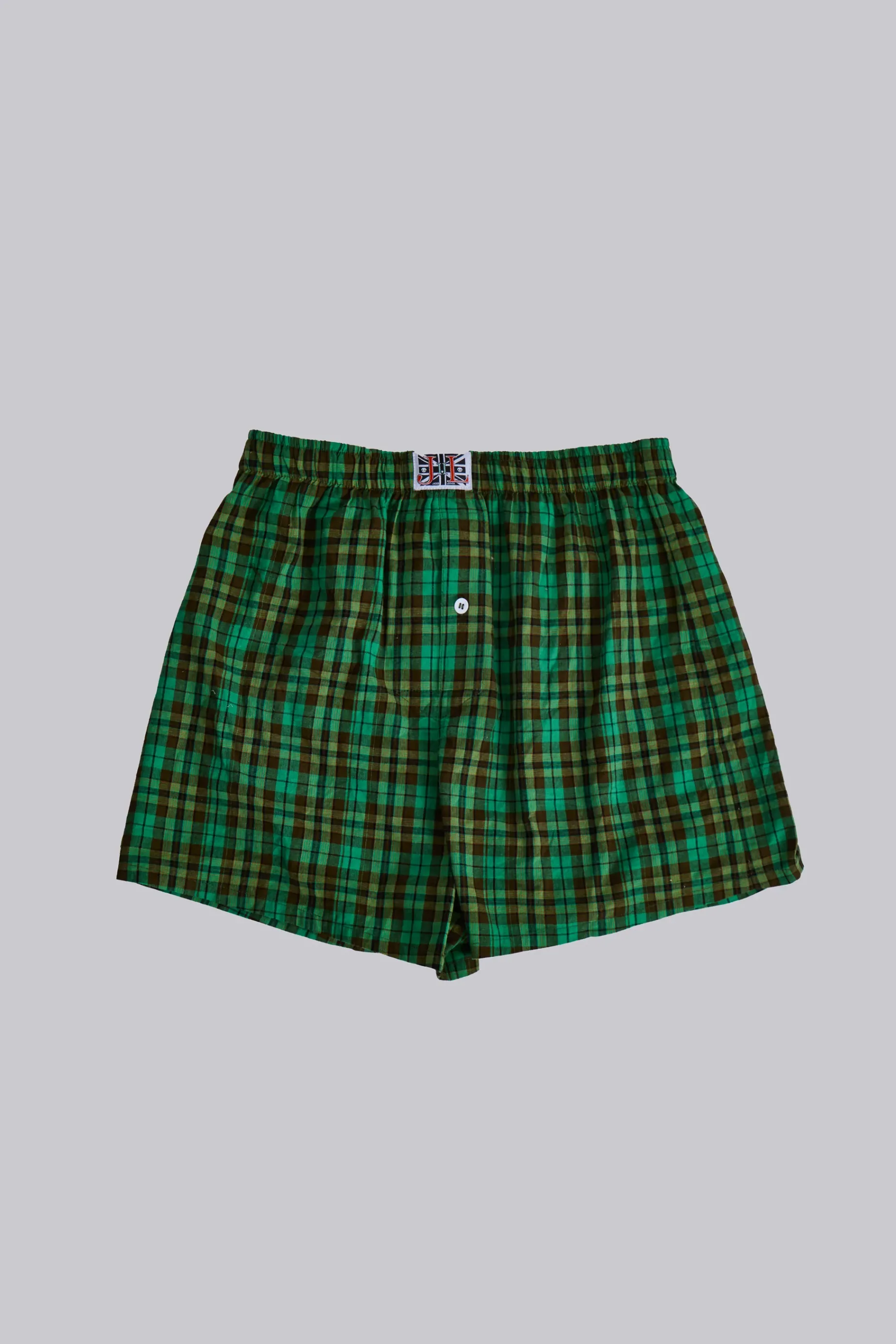 Jaded London Apple Check Boxers- Jorts & Shorts