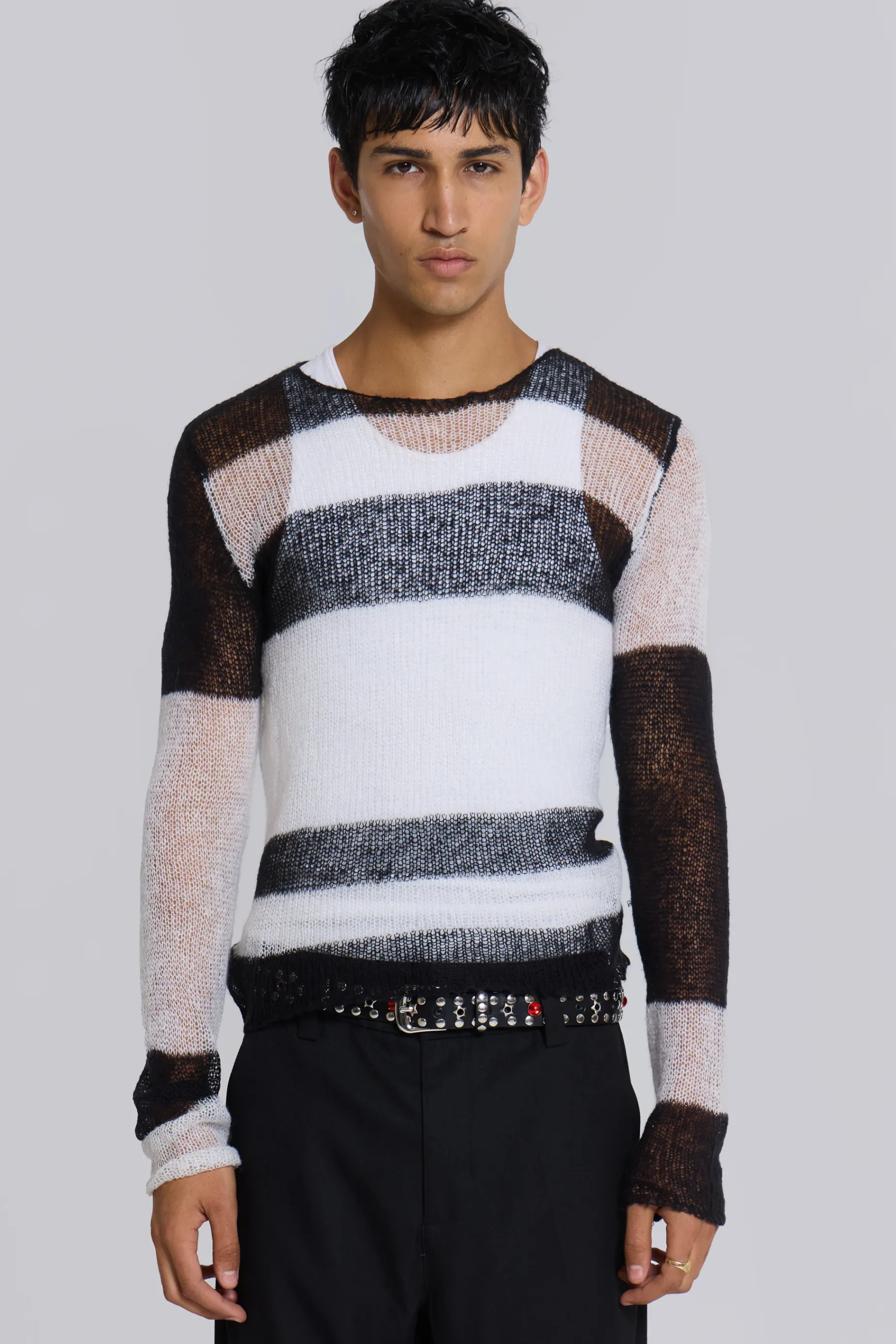 Jaded London Band Knitted Jumper- Knitwear | Knitwear