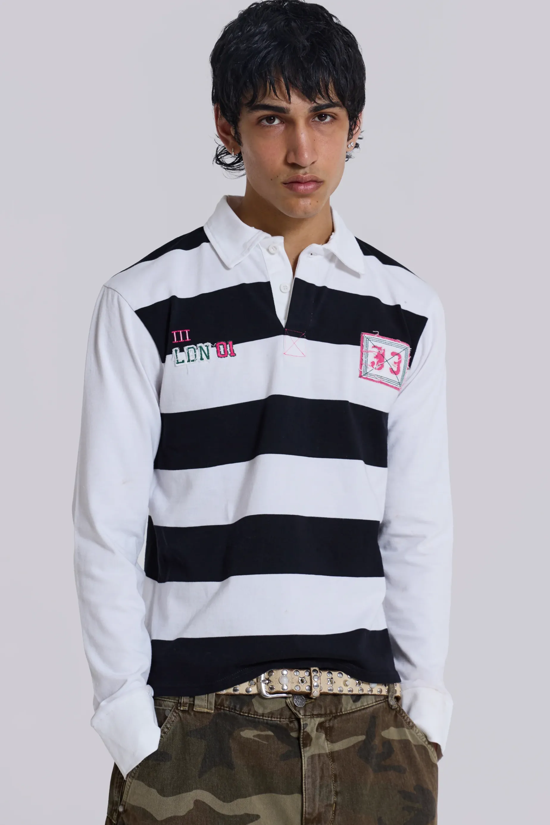 Jaded London Beta Rugby Top- Tops
