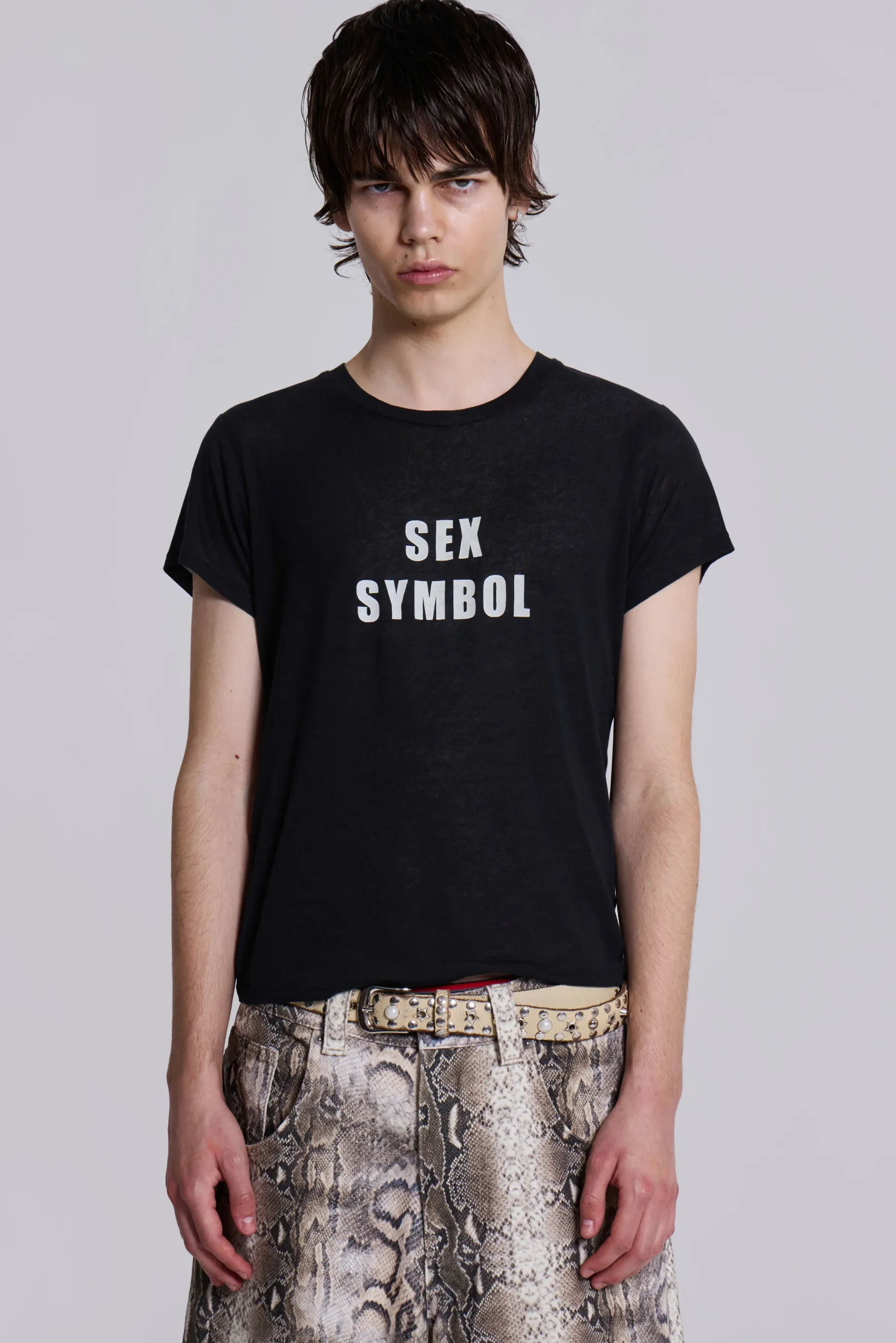 Jaded London Black Sex Symbol Tee- Tops