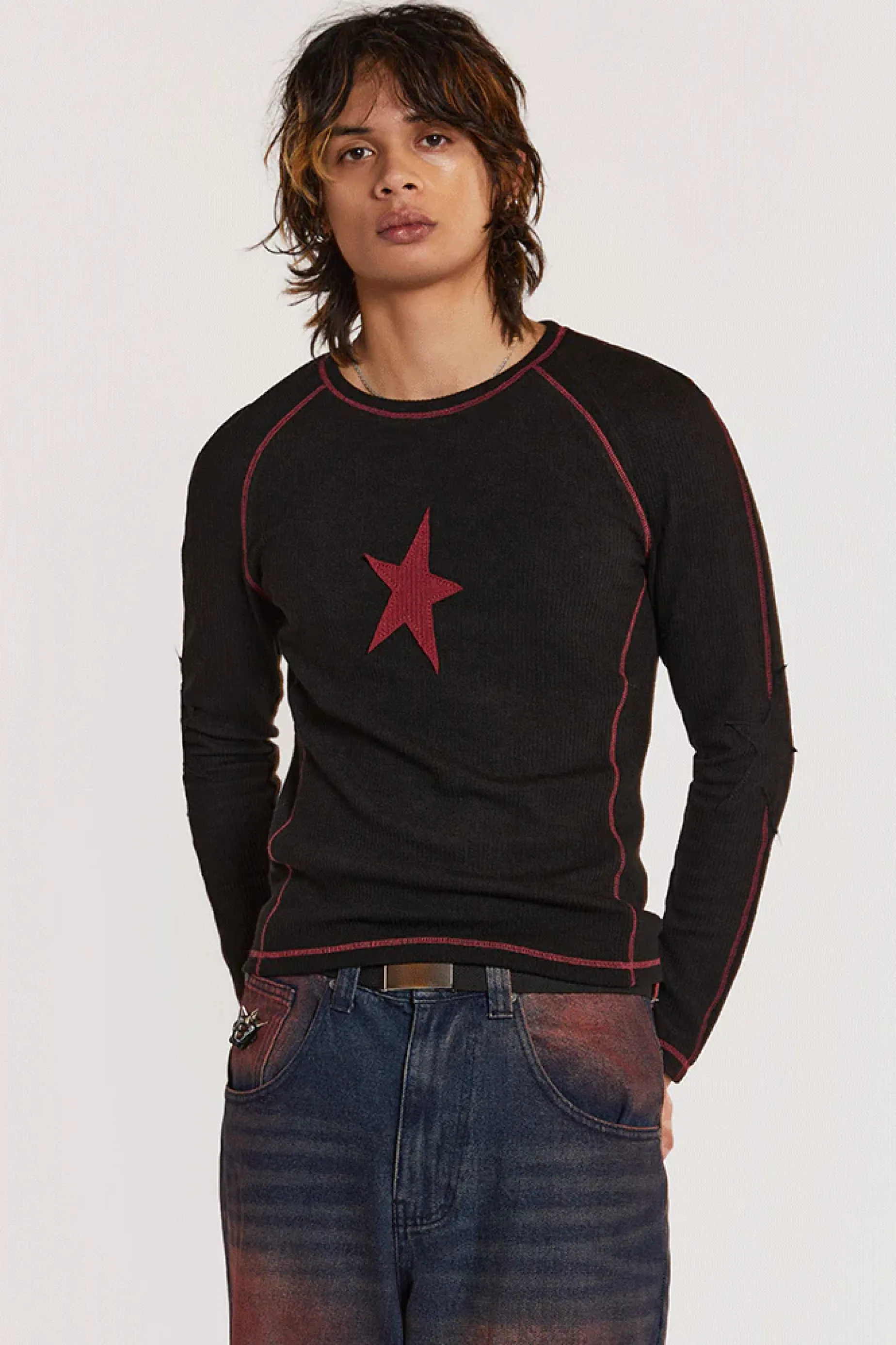 Jaded London Black Starstruck Tee- T-shirts & Vests | Tops