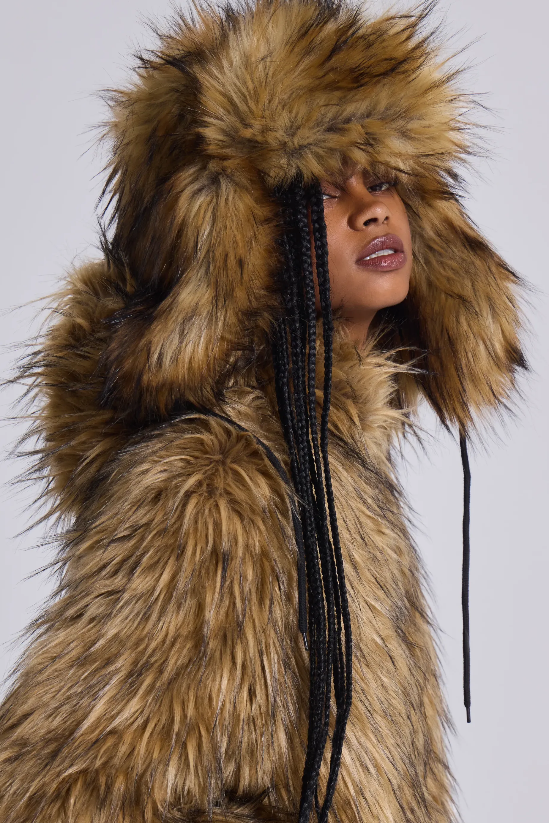 Jaded London Blonde Fur Trapper Hat-Women Accessories