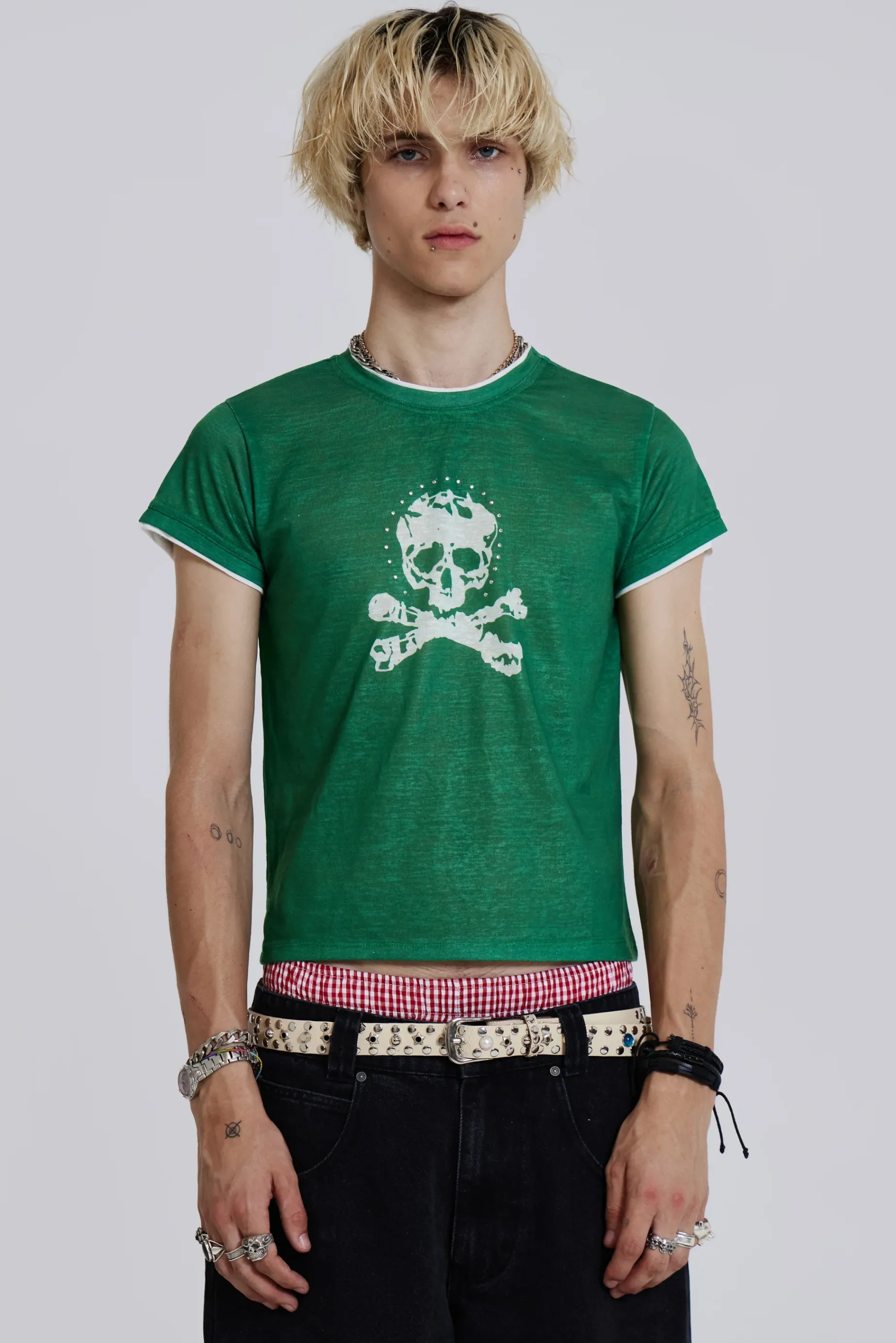 Jaded London Bones Tee- T-shirts & Vests | Tops