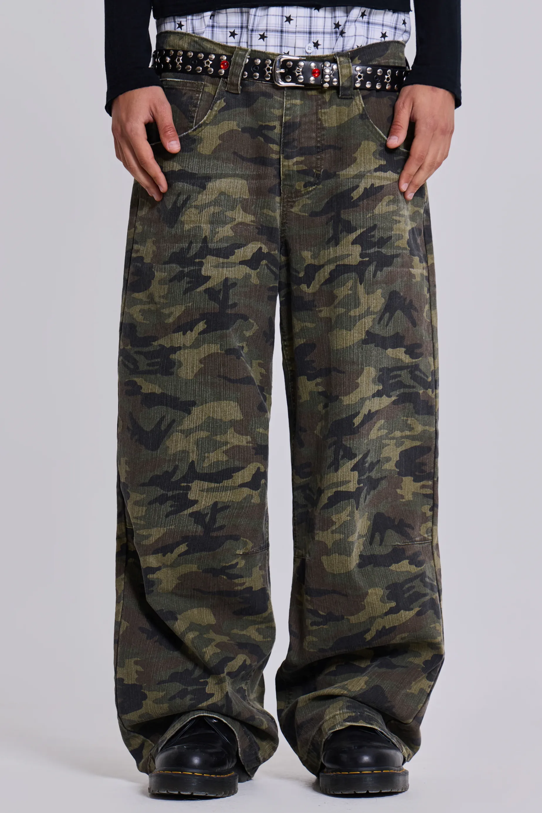 Jaded London Camo Colossus Baggy Jeans- Baggy Jeans | Colossus Jeans