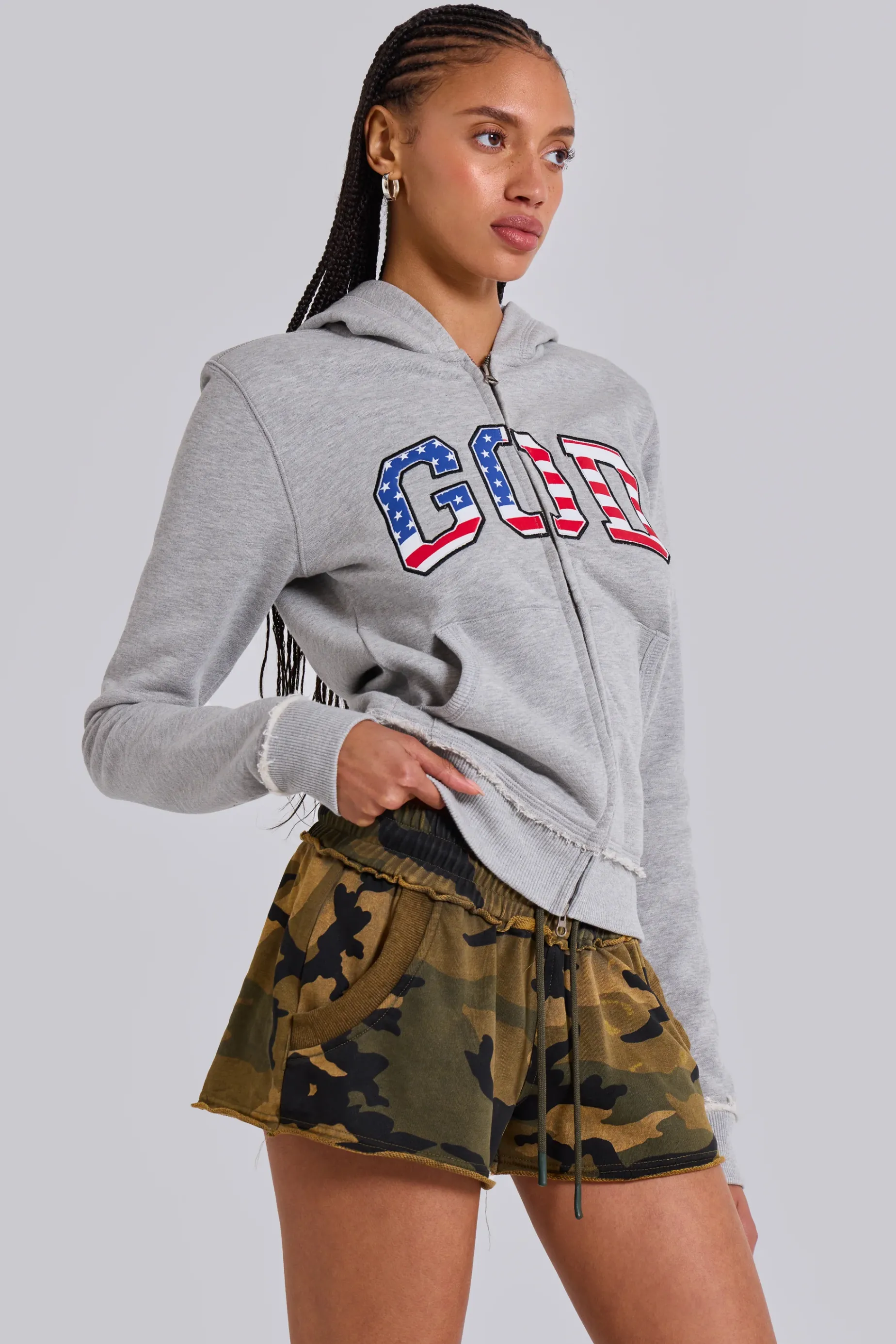 Jaded London Camo Mini Jogger Shorts-Women Shorts & Jorts | Shorts & Jorts