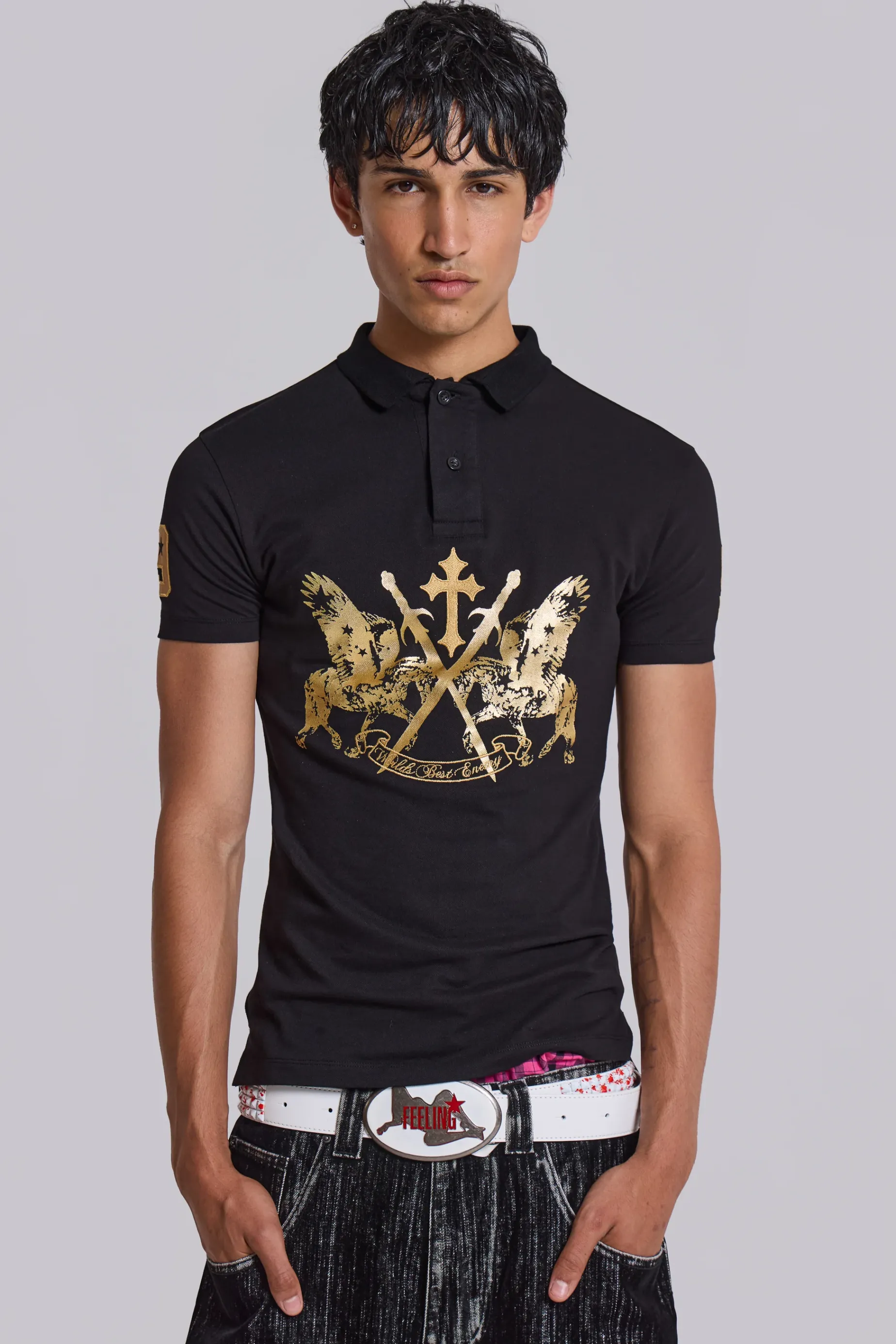 Jaded London Enemy Polo- Polos | Tops