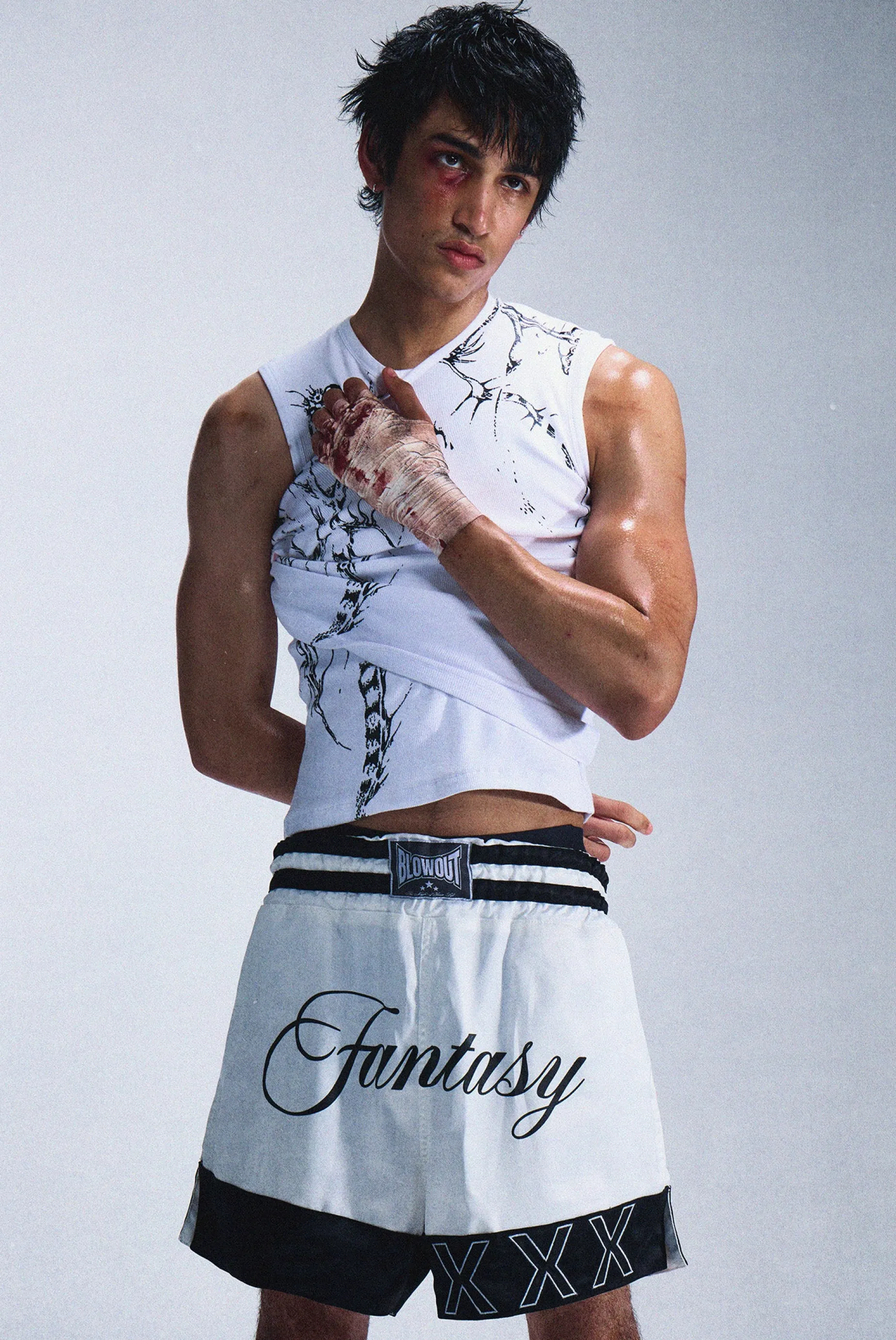 Jaded London Fantasy Boxing Shorts- Jorts & Shorts