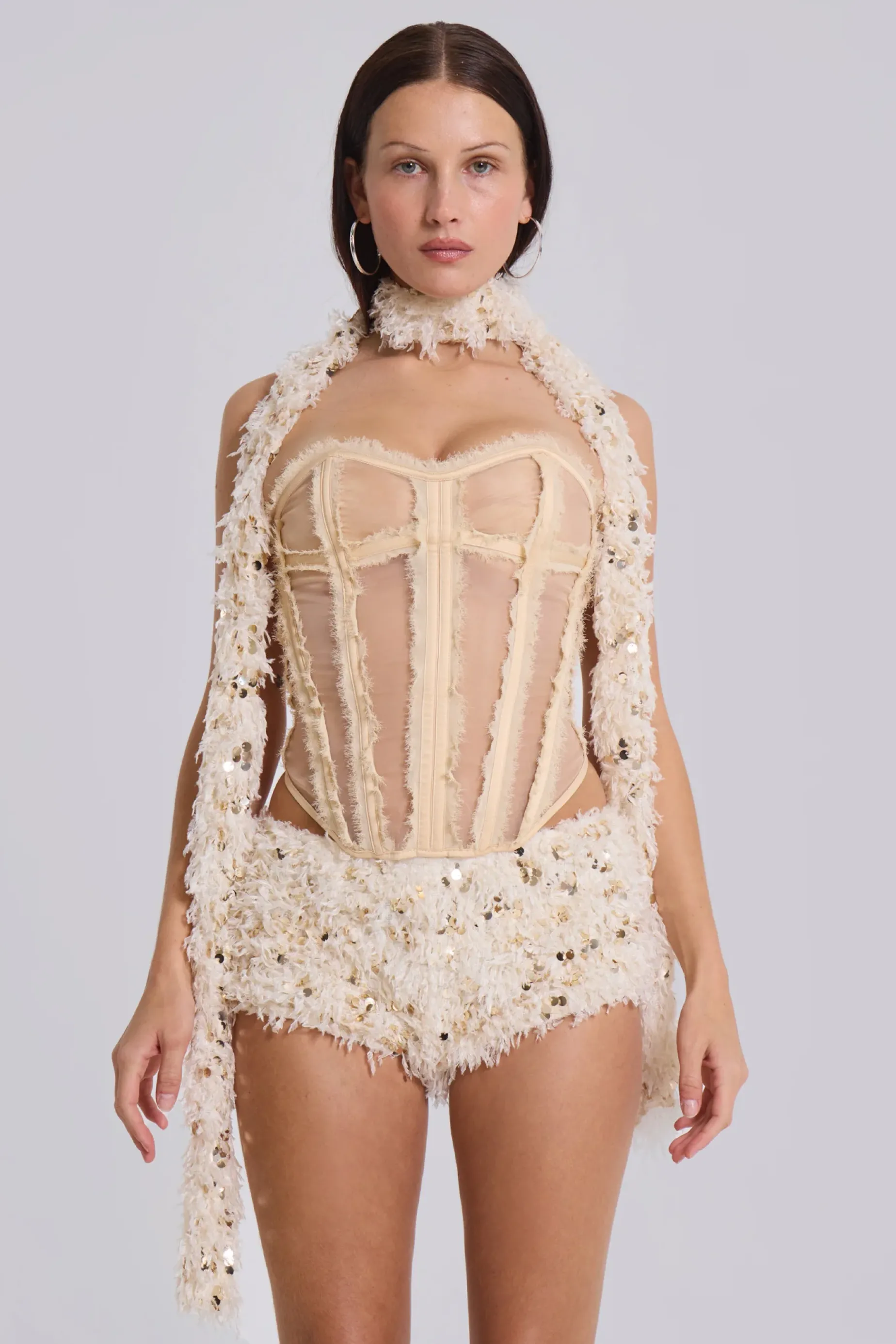 Jaded London First Date Organza Corset-Women Bandeau | Crop Tops