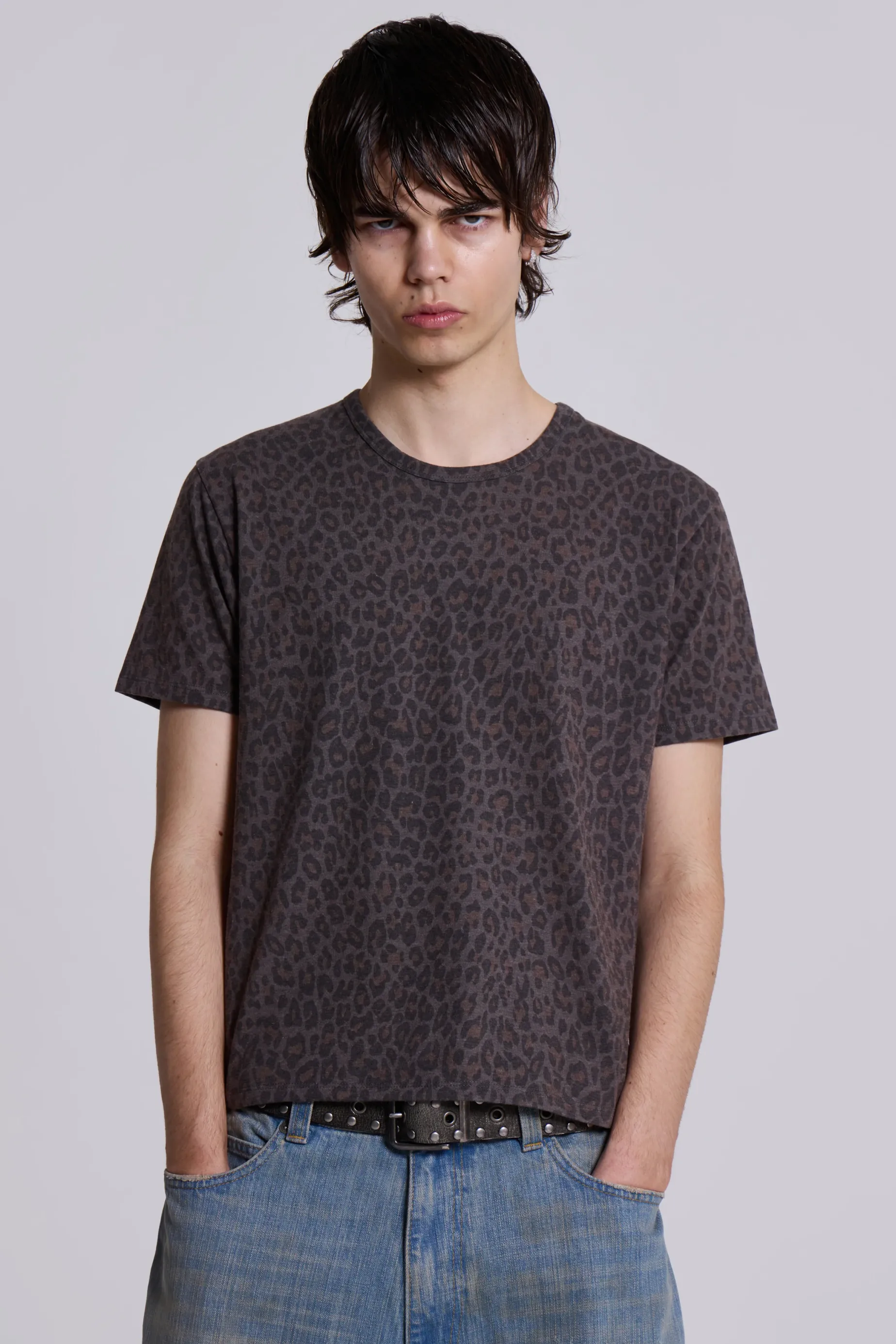 Jaded London Leopard Fade Tee- T-shirts & Vests | Tops