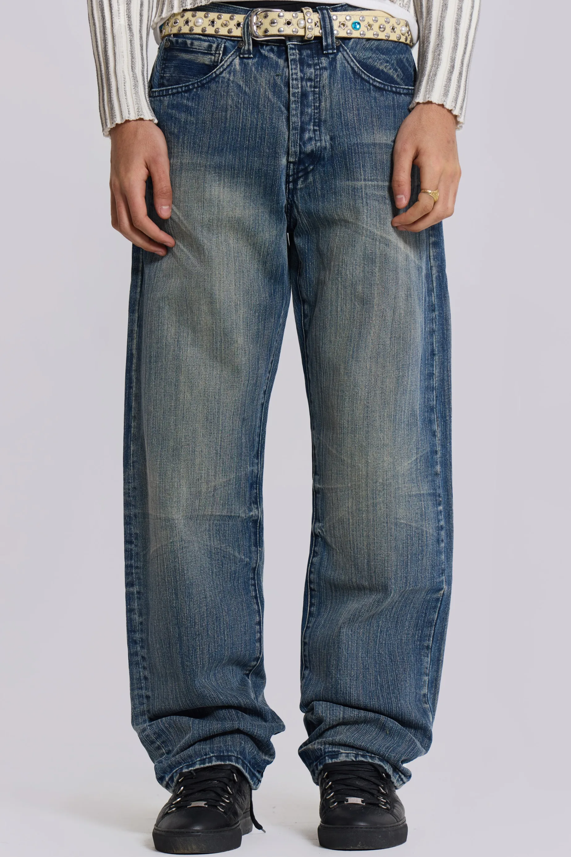 Jaded London Light Wash Scott Jeans- Slim/straight Jeans