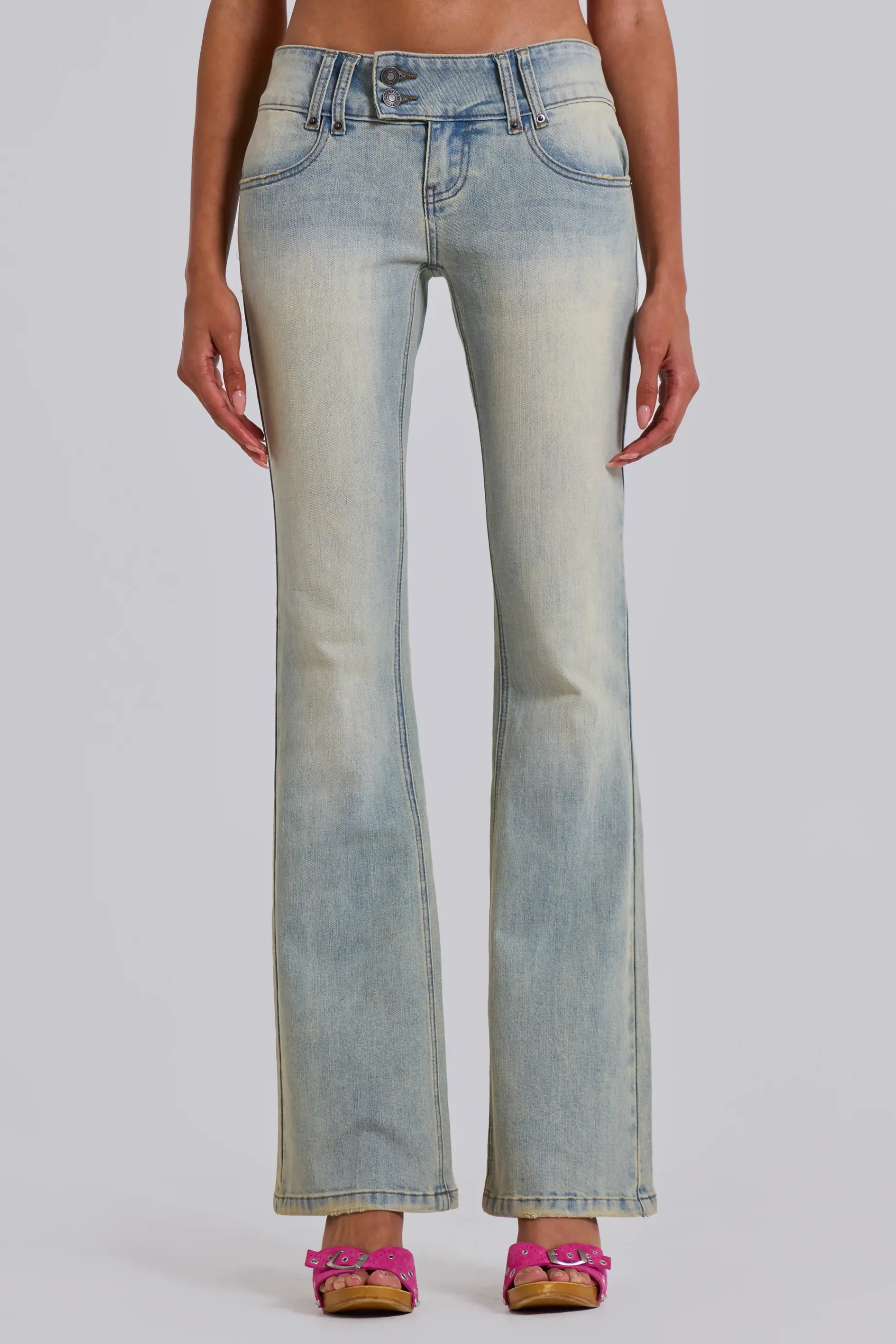 Jaded London Light Wash Thirteen Jeans-Women Slim/straight Jeans | Jeans