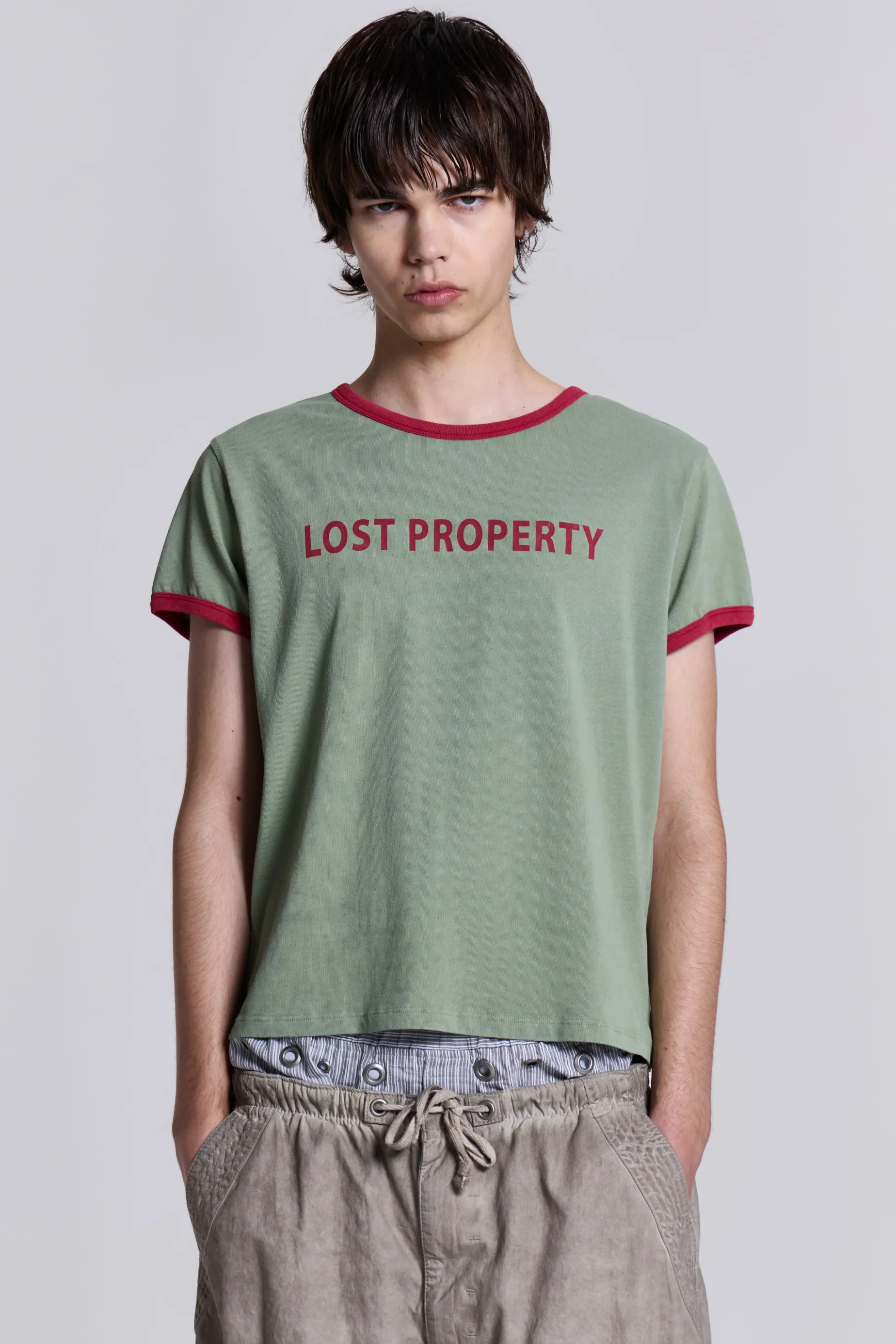 Jaded London Lost Property Ringer Tee- T-shirts & Vests | Tops