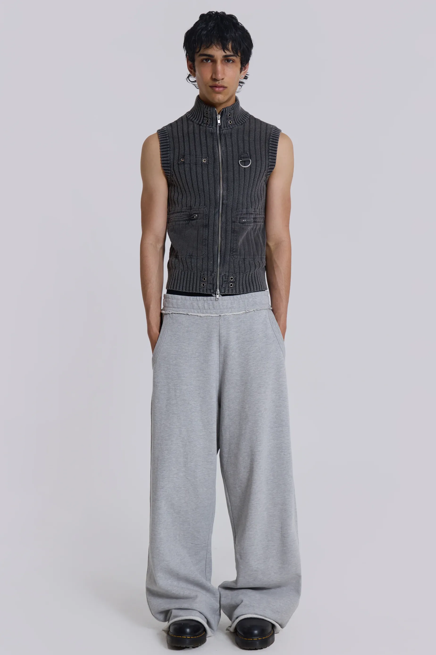 Jaded London Machina Knit Vest- T-shirts & Vests | Tops