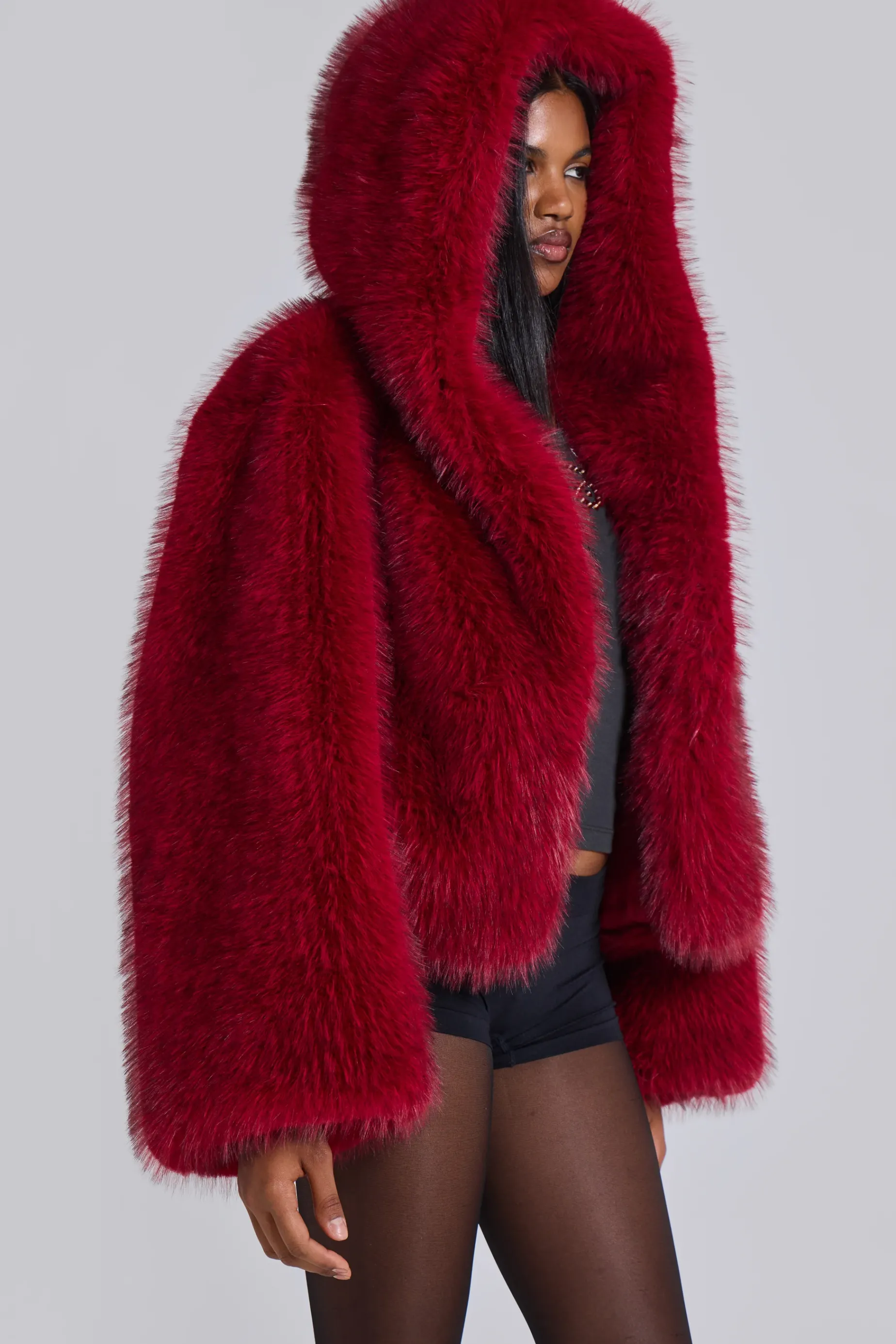 Jaded London Mara Oversized Faux Fur Coat-Women Faux Fur Jackets & Coats | Coats