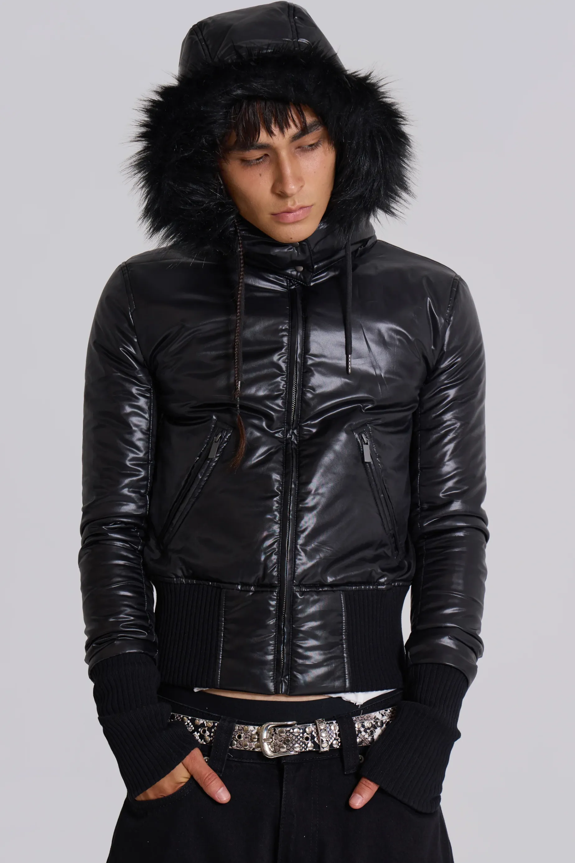 Jaded London Mercury Puffer Jacket- Outerwear