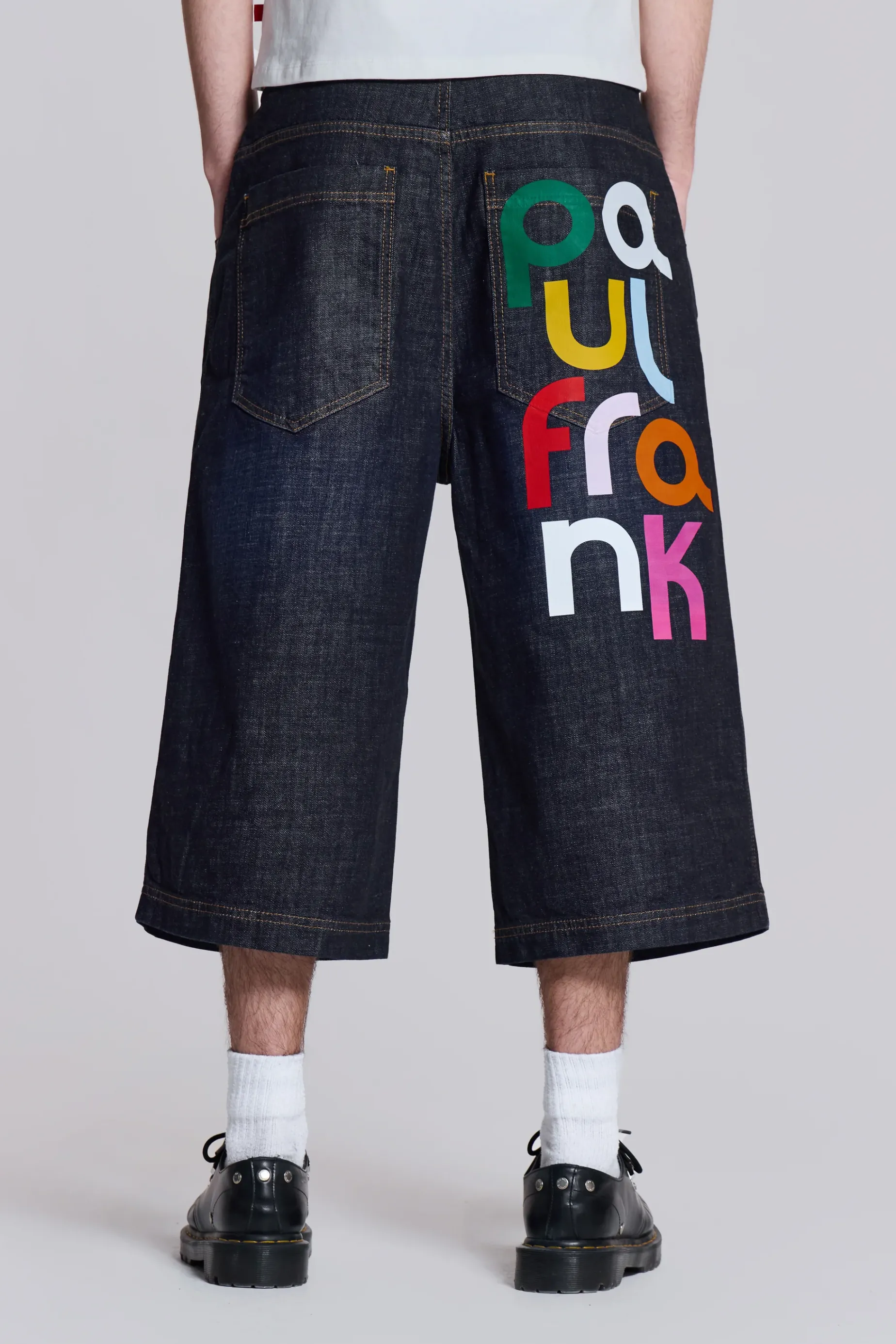 Jaded London Paul Frank Spell Out Jorts- Jorts & Shorts | Jorts