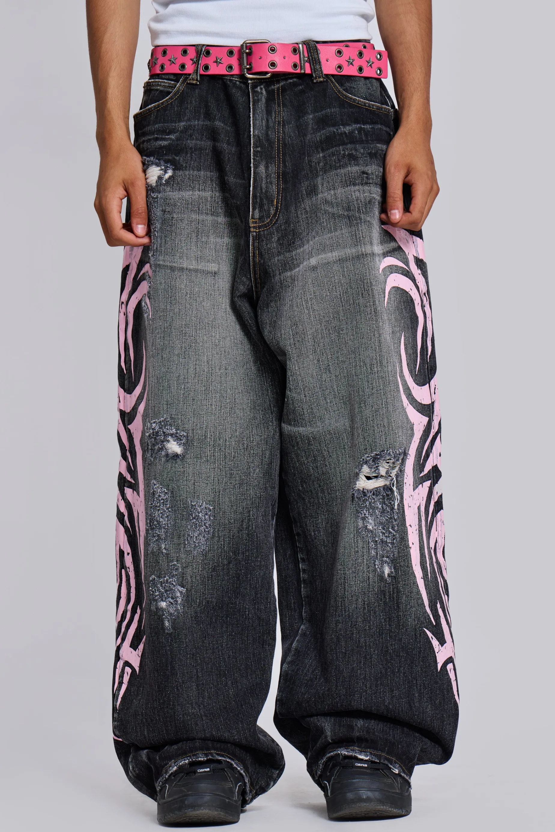 Jaded London Pink Blade XL Colossus Jeans- Baggy Jeans | Colossus Jeans