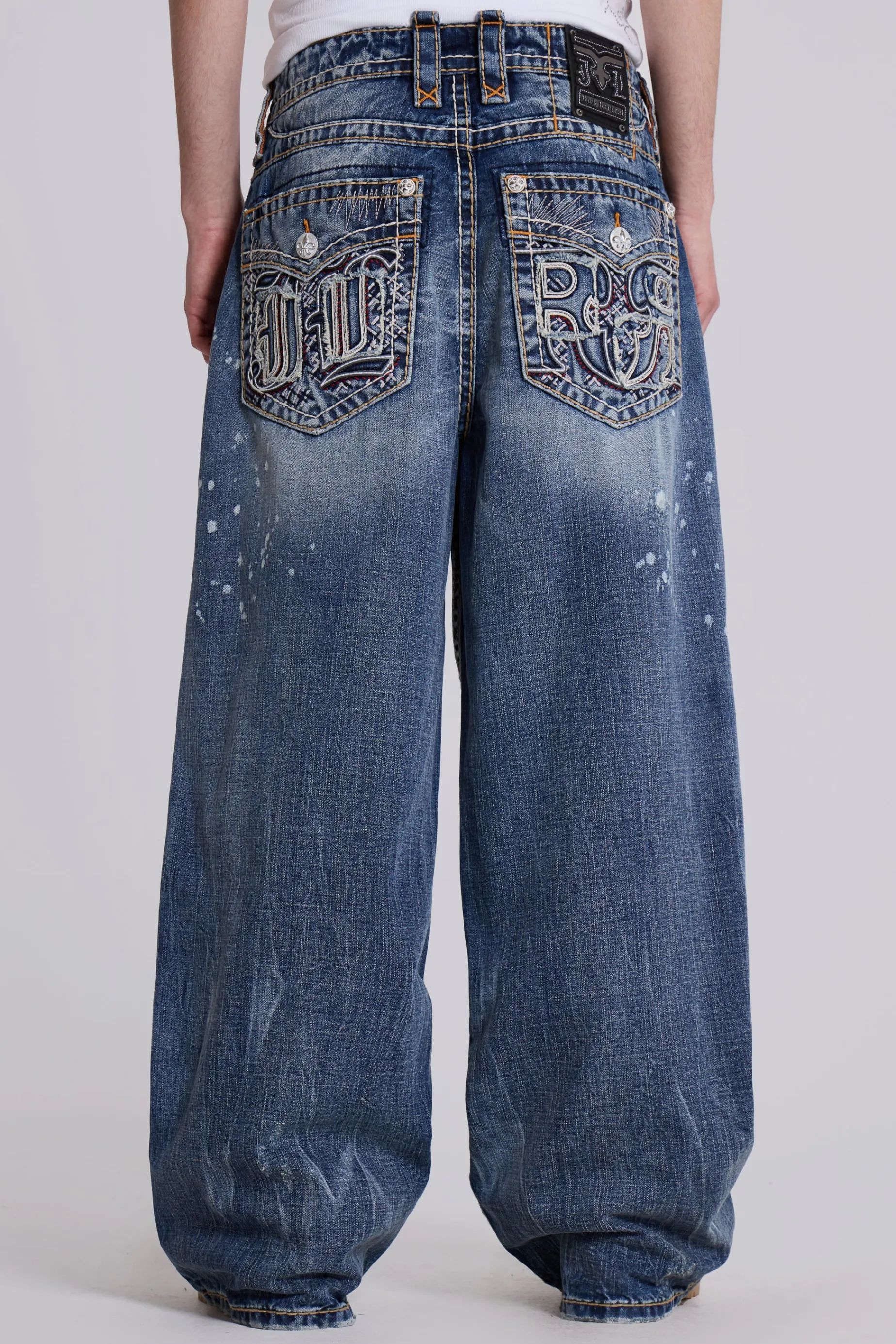 Jaded London Rock Revival Axel Colossus Jeans- Baggy Jeans | Colossus Jeans