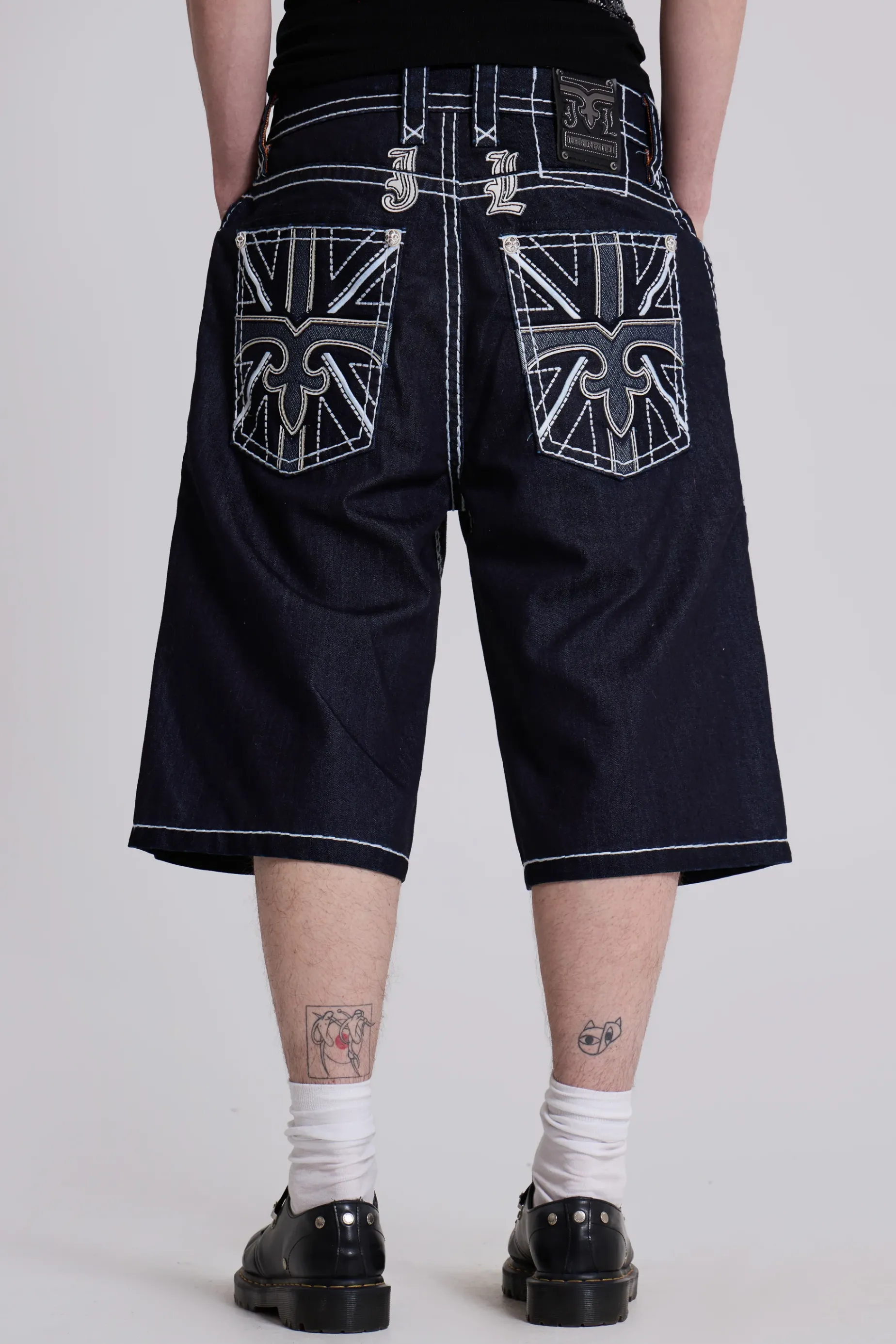 Jaded London Rock Revival River Colossus Jorts- Jorts & Shorts | Jorts