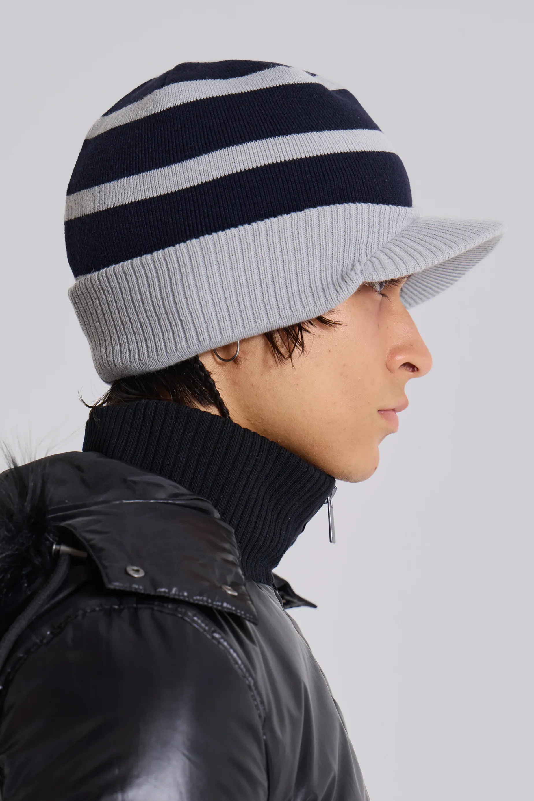 Jaded London Troy Peaked Beanie- Accessories