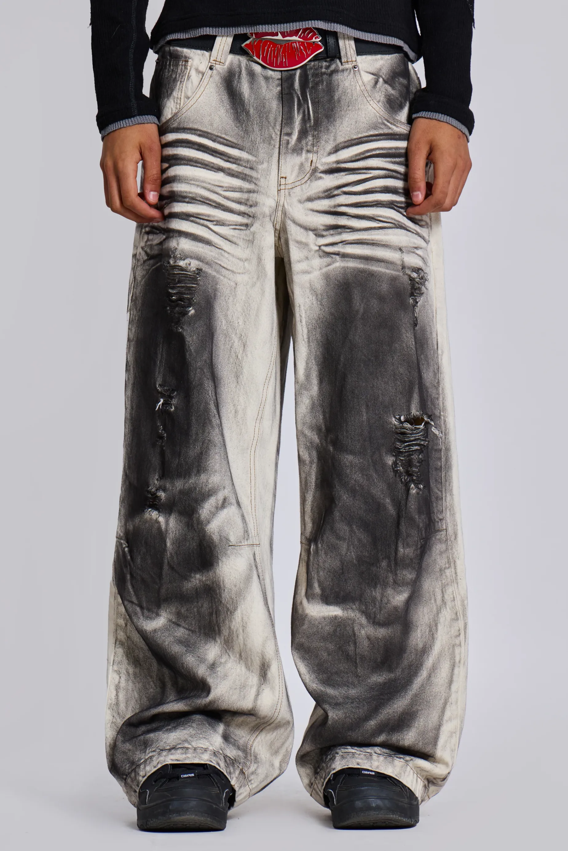 Jaded London Watercolour Colossus Jeans- Baggy Jeans | Colossus Jeans