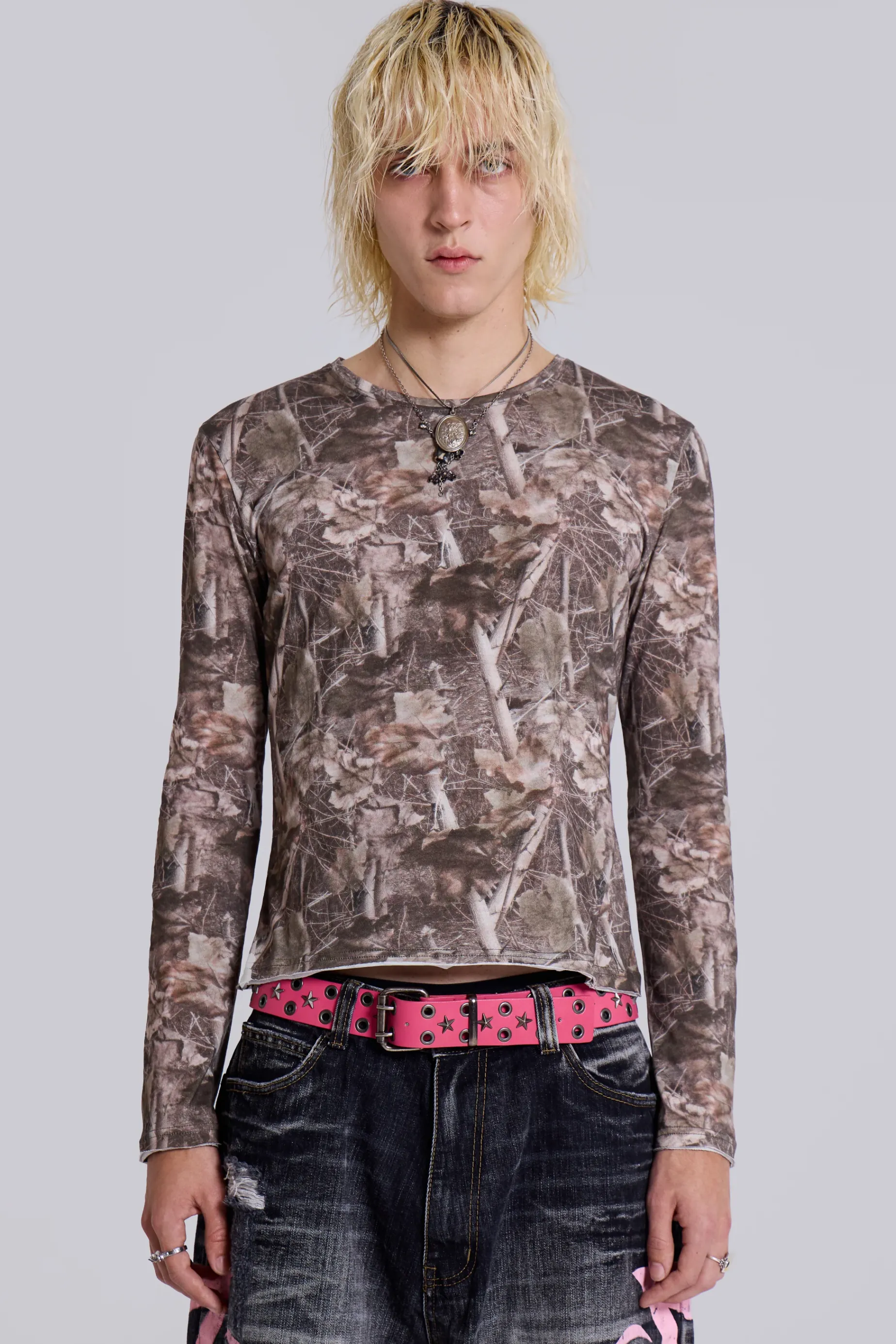 Jaded London Woodland Long Sleeve- T-shirts & Vests | Tops